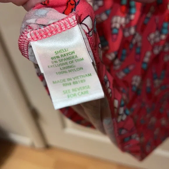 Lilly Pulitzer size L lipstick dress - Picture 7 of 7